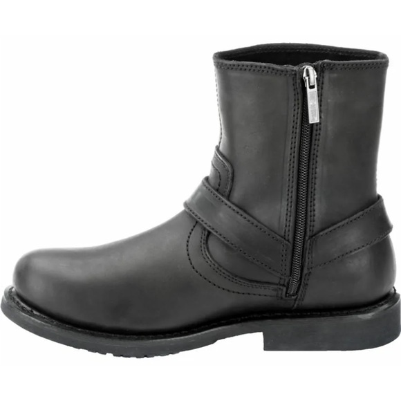 NEW Harley Davidson Men's SCOUT Black LTHR Motorcycle Riding Boots D9526… - Picture 5 of 15